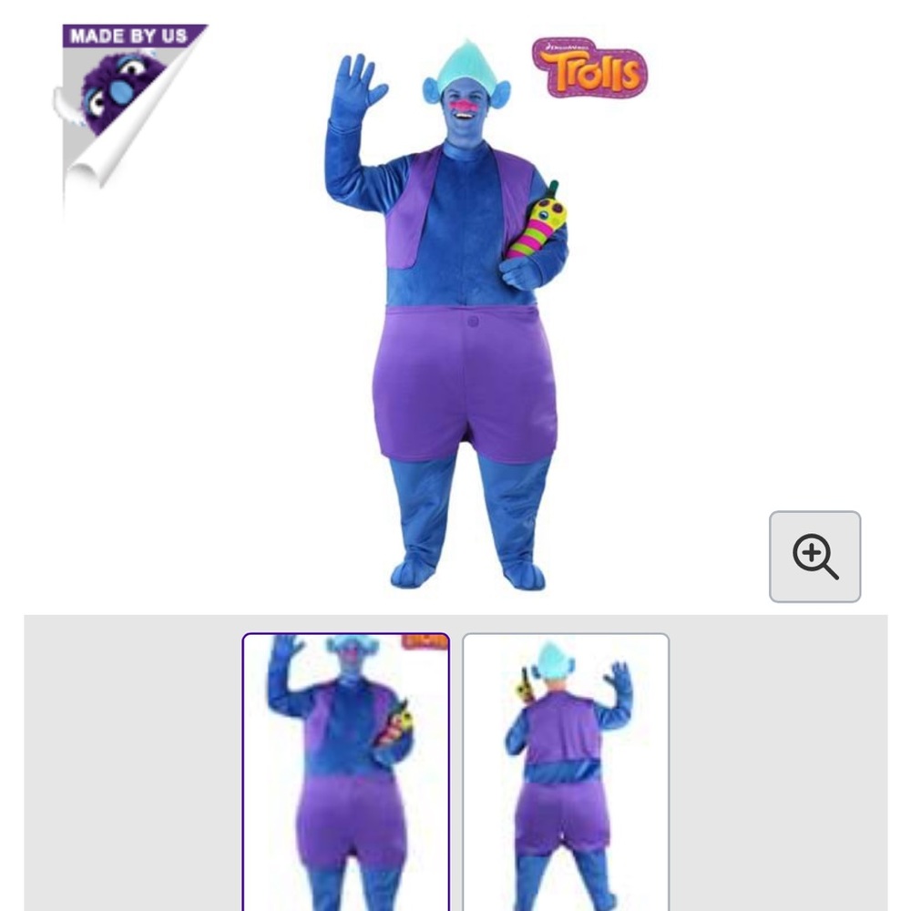 Biggie & Mr Dinkles - Trolls Halloween costume